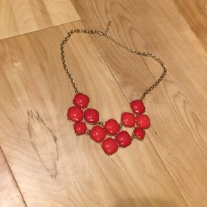 Charming Charlie red and gold necklace